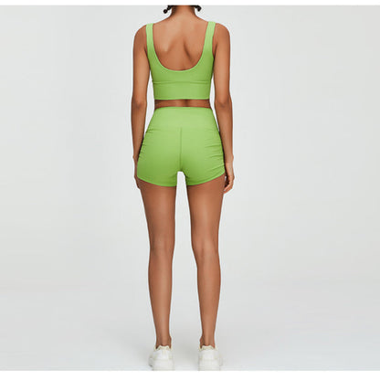 Women Yoga Set Sports Suit Sports Underwear Sports and Fitness Shorts