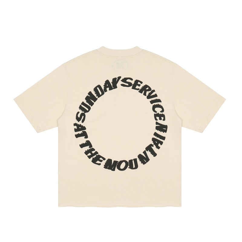 Kanye West Trust God T Shirt Spring/Summer Loose Casual Short Sleeve T-shirt