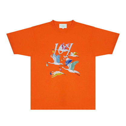 Casablanca T Shirts Fashion Print Street