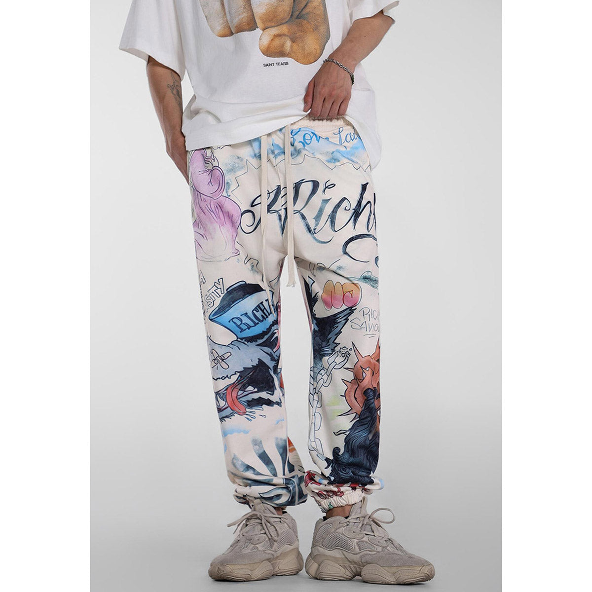 Unisex Pants Saint Michael Fashion Loose Pants