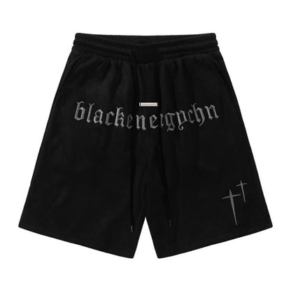 Men Shorts Embroidered Sports Loose Shorts