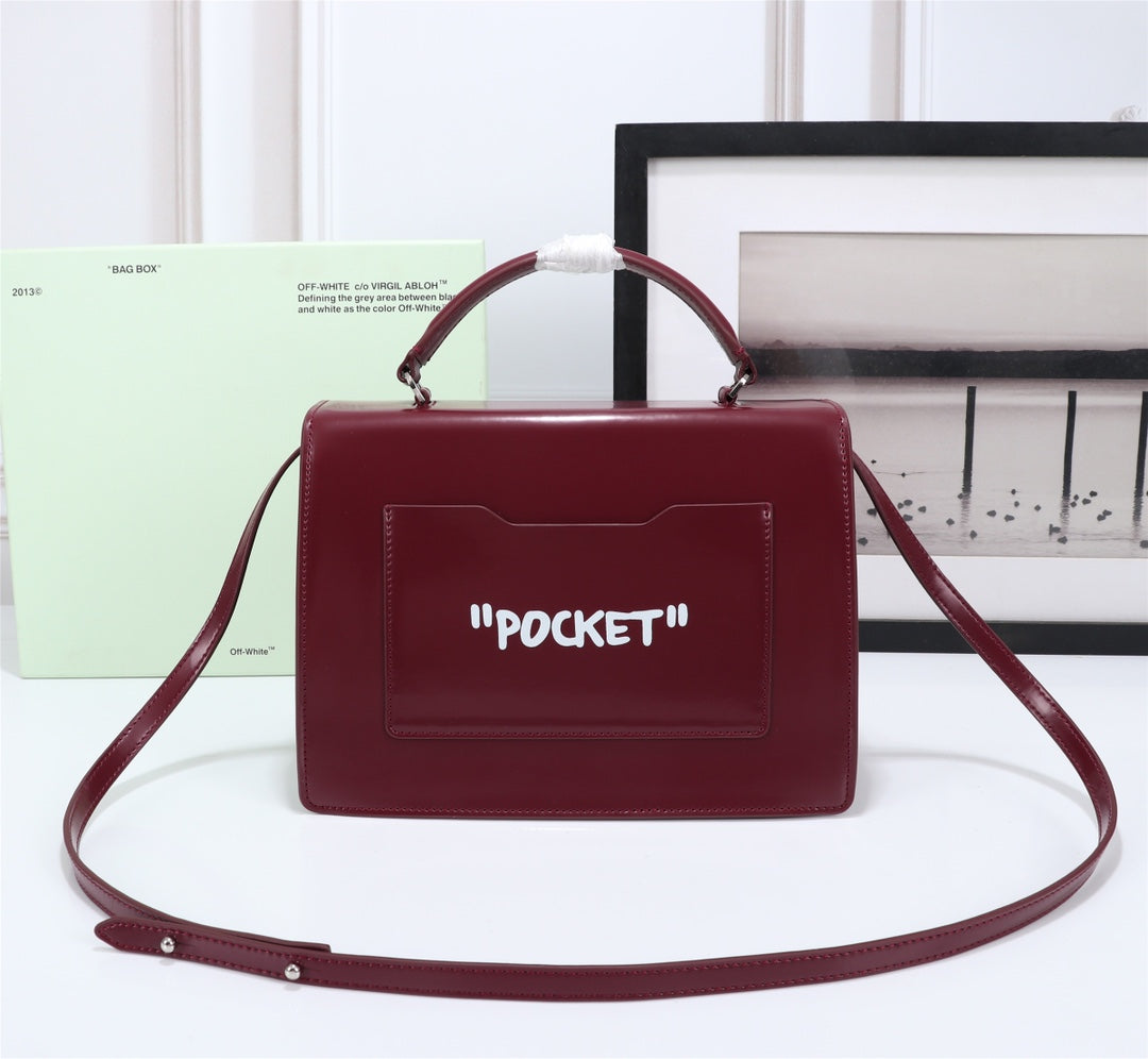 Off White Bag Casual Outdoor Convenient Tote Bag