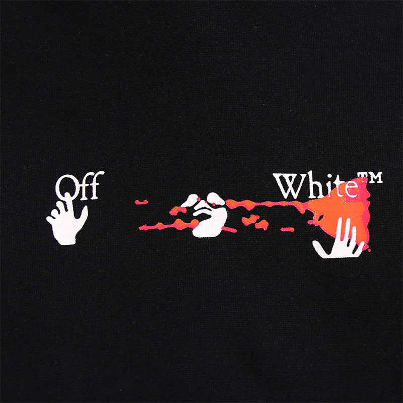OW Hoodie Wasteland Colorful Graffiti Long Sleeve Cotton