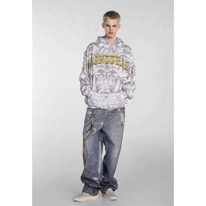 Unisex Hoodies Saint Michael Trendy Loose Hoodie