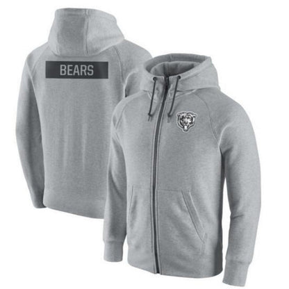 NFL Hoodie Cardigan Zip Hooded Sweater Men's Sports NFL Football