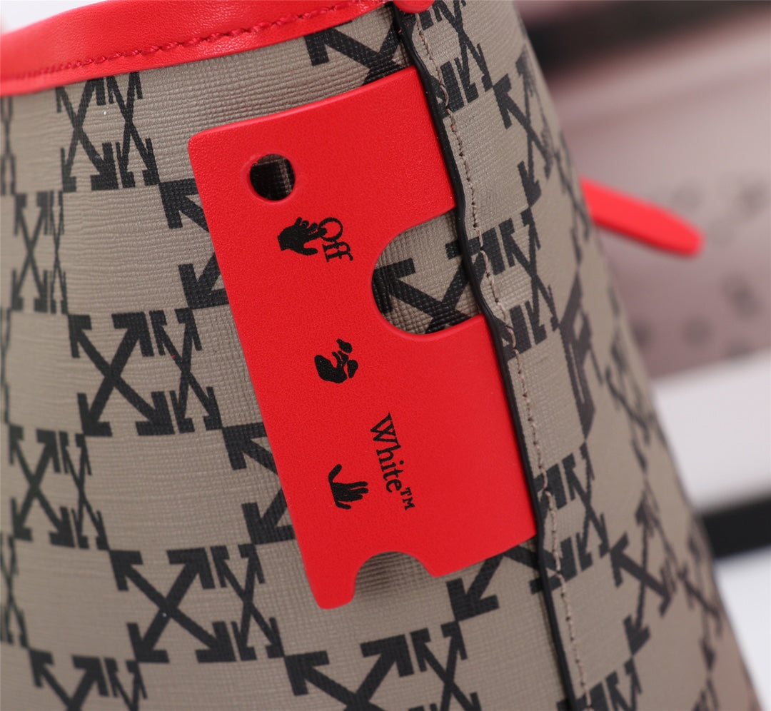 Off White Bag Casual Outdoor Convenient Tote Bag