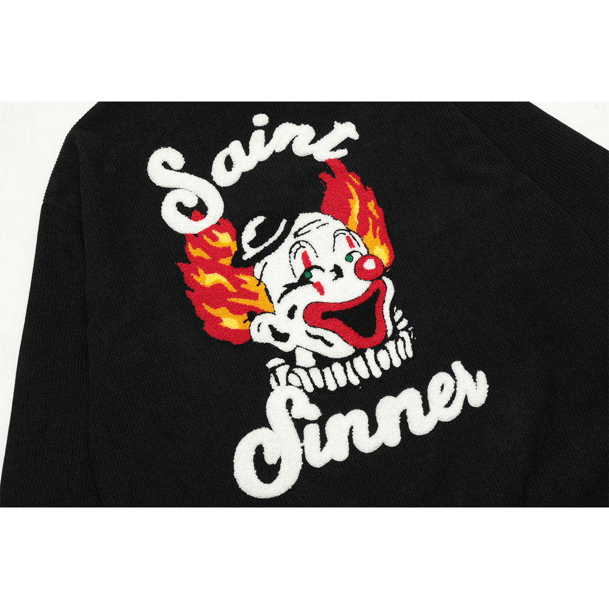 Unisex Baseball Jersey Saint Michael Joker Lapel Jacket