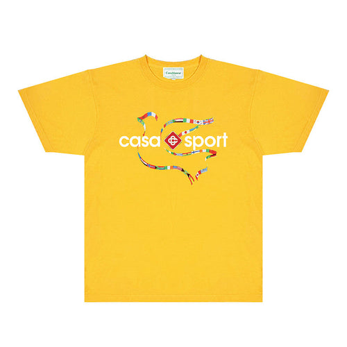 Casablanca T Shirts Fashion Print Street