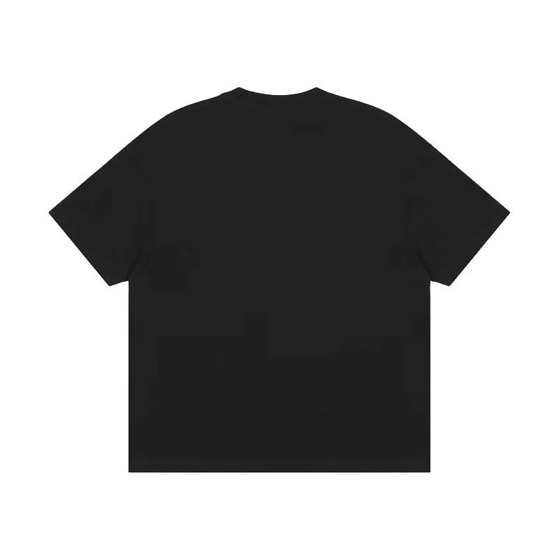 Palm Angels T Shirts Angel Leaves Letter Print Short-Sleeve T-shirt