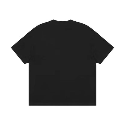 Palm Angels T Shirts Angel Leaves Letter Print Short-Sleeve T-shirt
