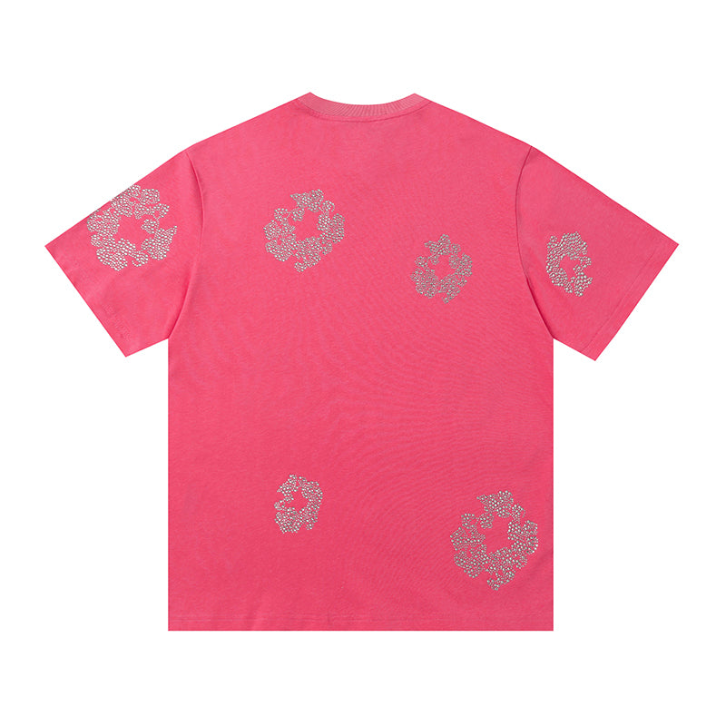 Denim Tears T Shirts Rhinestones