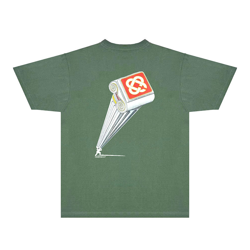 Casablanca T Shirts Fashion Print Street