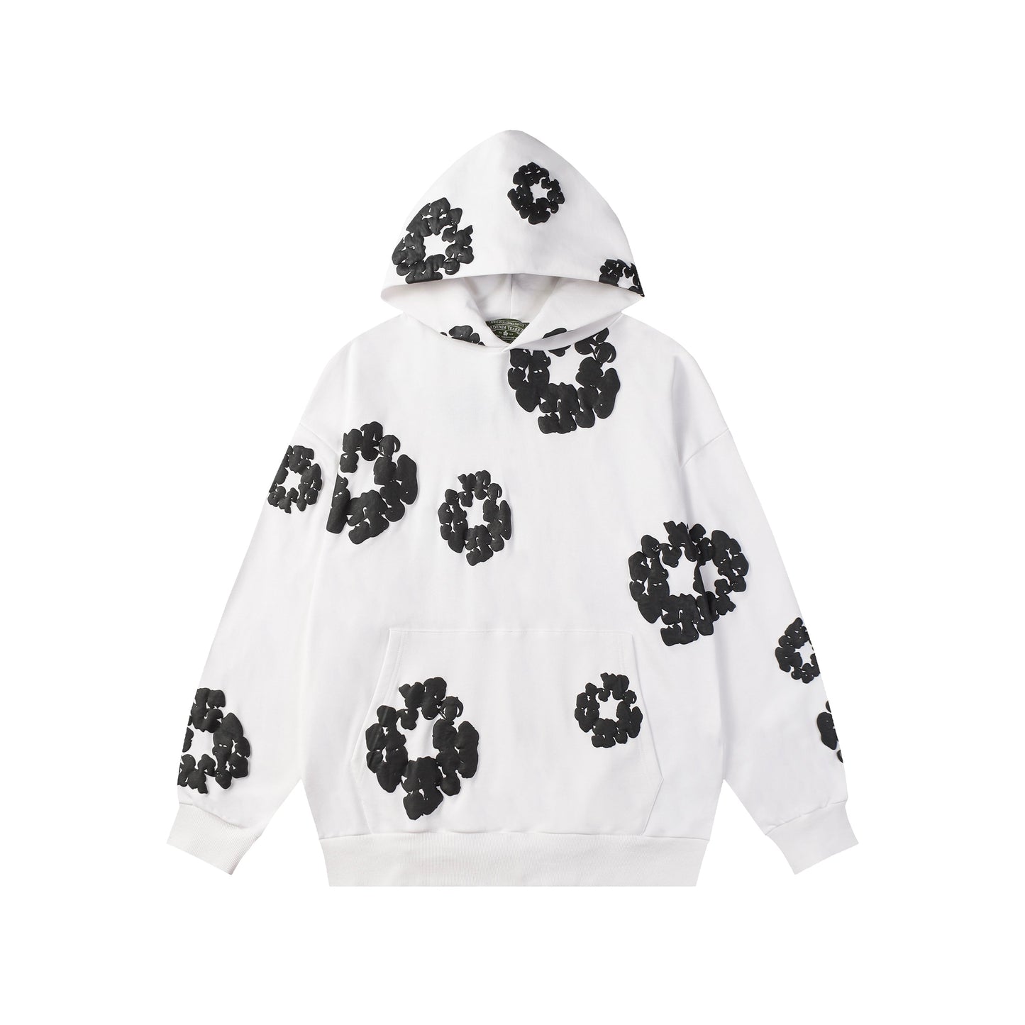 Denim Tears Cotton Wreath White Hoodie