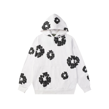 Denim Tears Cotton Wreath White Hoodie