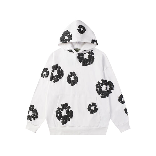 Denim Tears Cotton Wreath White Hoodie