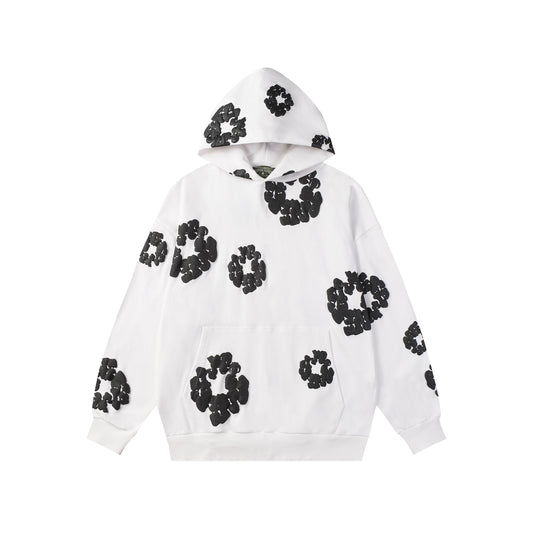 Denim Tears Cotton Wreath White Hoodie