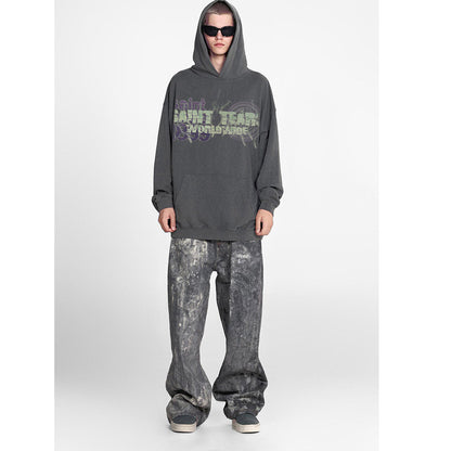 Unisex Hoodies Saint Michael Vintage Loose Hooded Sweater
