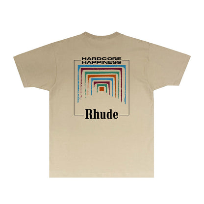 Rhude T Shirts Printed Trendy Pure Cotton