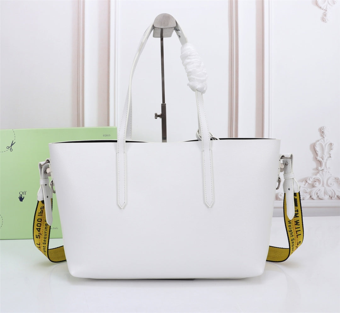 Off White Bag Casual Outdoor Convenient Tote Bag