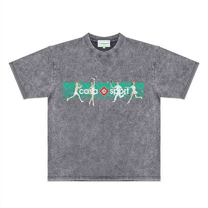 Casablanca Distressed T-Shirt