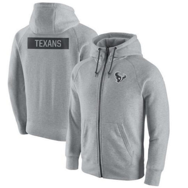 NFL Hoodie Cardigan Zip Hooded Sweater Men's Sports NFL Football