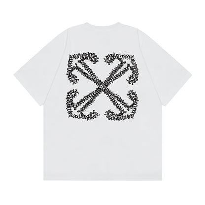 Off White T Shirts Direct Printing Pattern