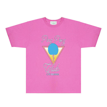 Casablanca T Shirts Fashion Print Street
