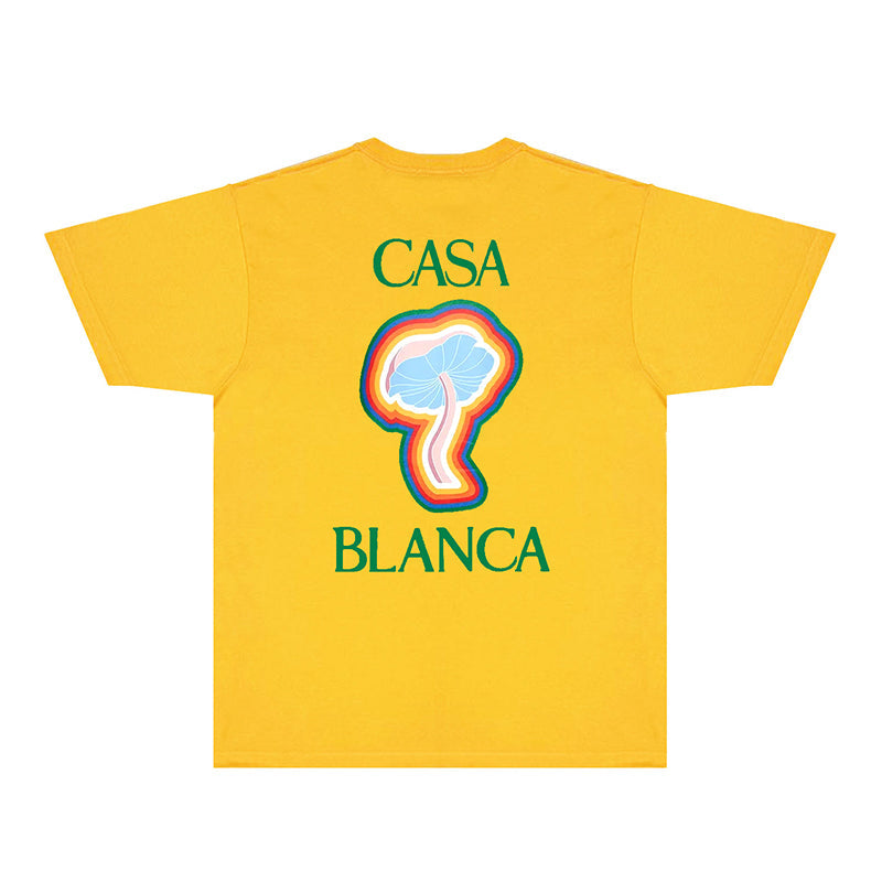 Casablanca T Shirts Fashion Print Street