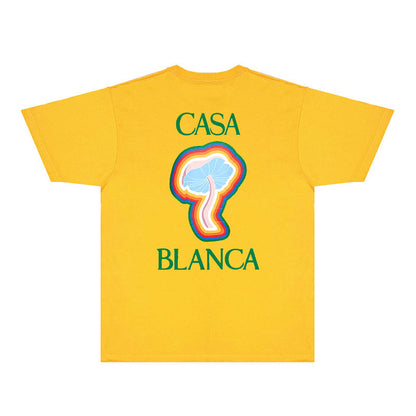 Casablanca T Shirts Fashion Print Street