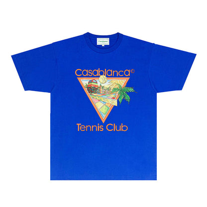 Casablanca T Shirts Fashion Print Street