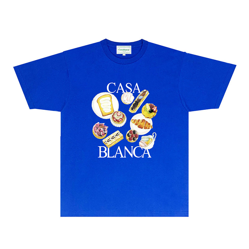 Casablanca T Shirts Fashion Print Street