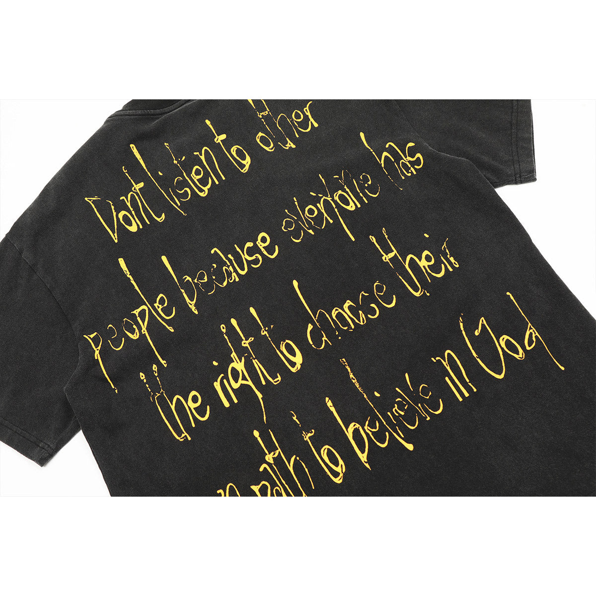 Unisex T-Shirts Saint Michael Casual Loose T-Shirt