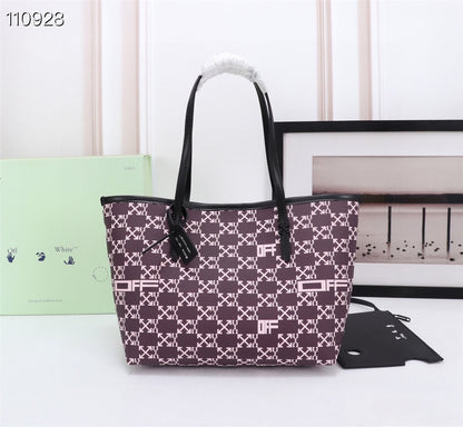 Off White Bag Casual Outdoor Convenient Tote Bag