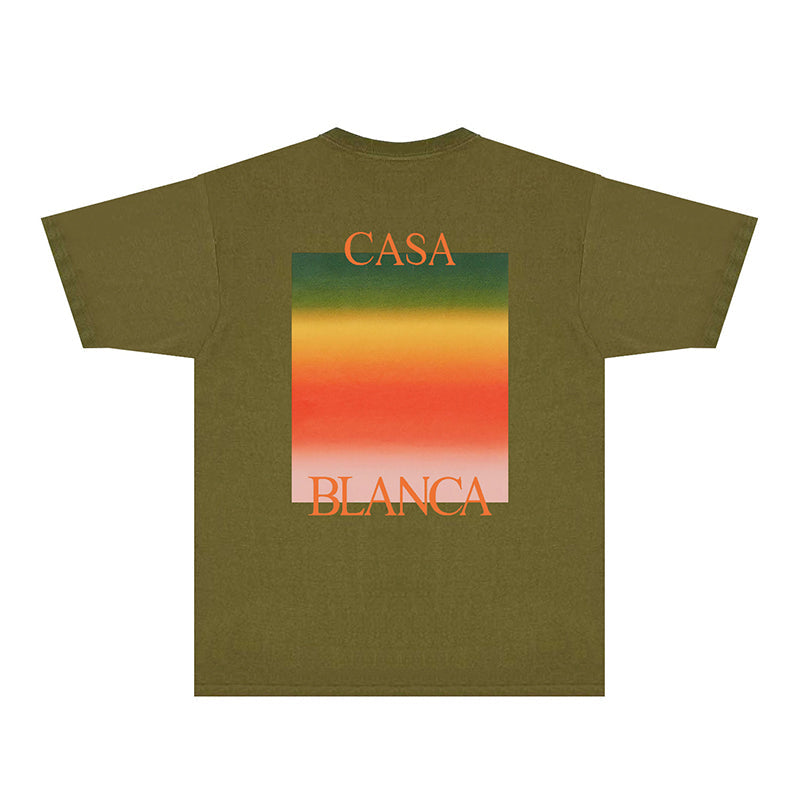 Casablanca T Shirts Fashion Print Street