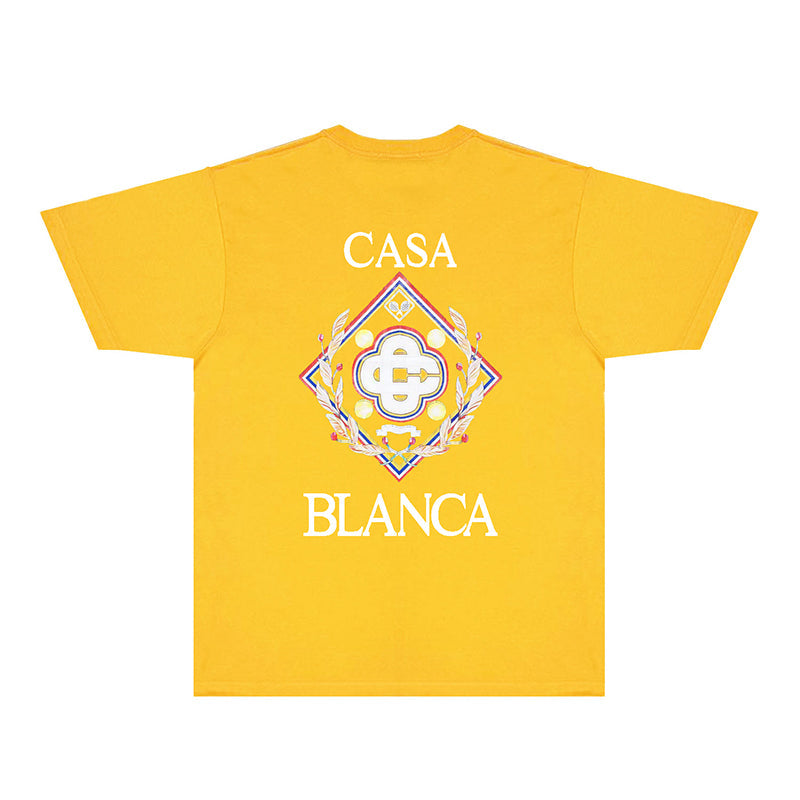Casablanca T Shirts Fashion Print Street