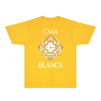 Casablanca T Shirts Fashion Print Street
