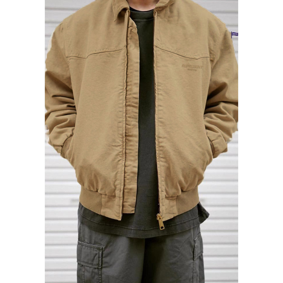 Unisex Denim Jacket REPRESENT Deerskin Vintage Jacket