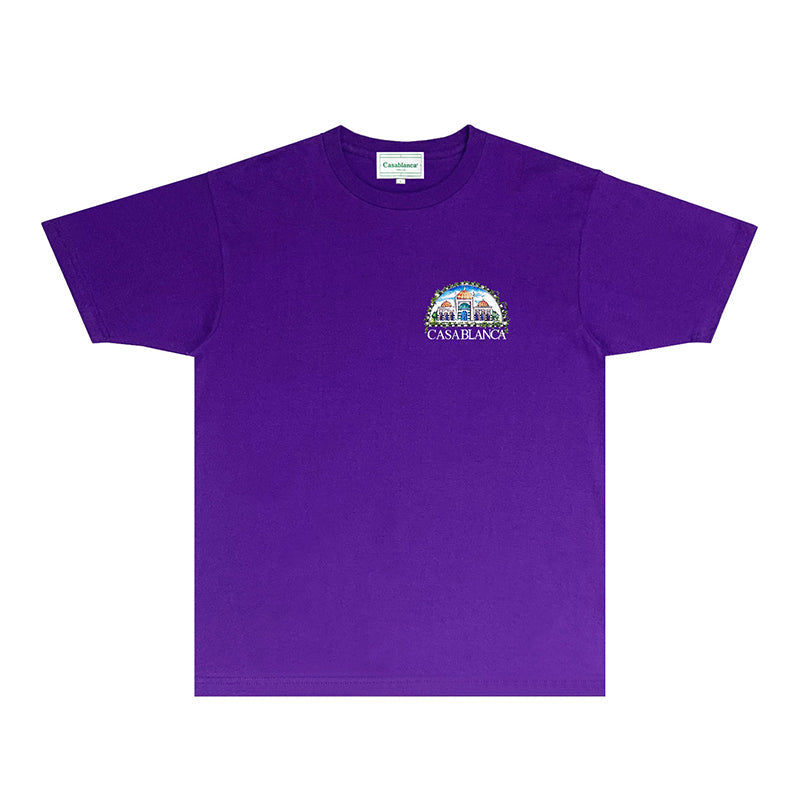 Casablanca T Shirts Fashion Print Street