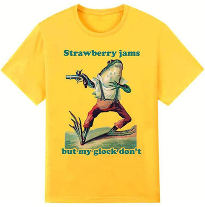 Strawberry Jams But My Don't T-Shirt, Funny Strawberry L