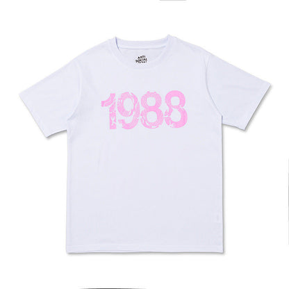 Anti Social Club T Shirt Men's and Women's Loose Large Size Short Sleeve T-shirt Batch