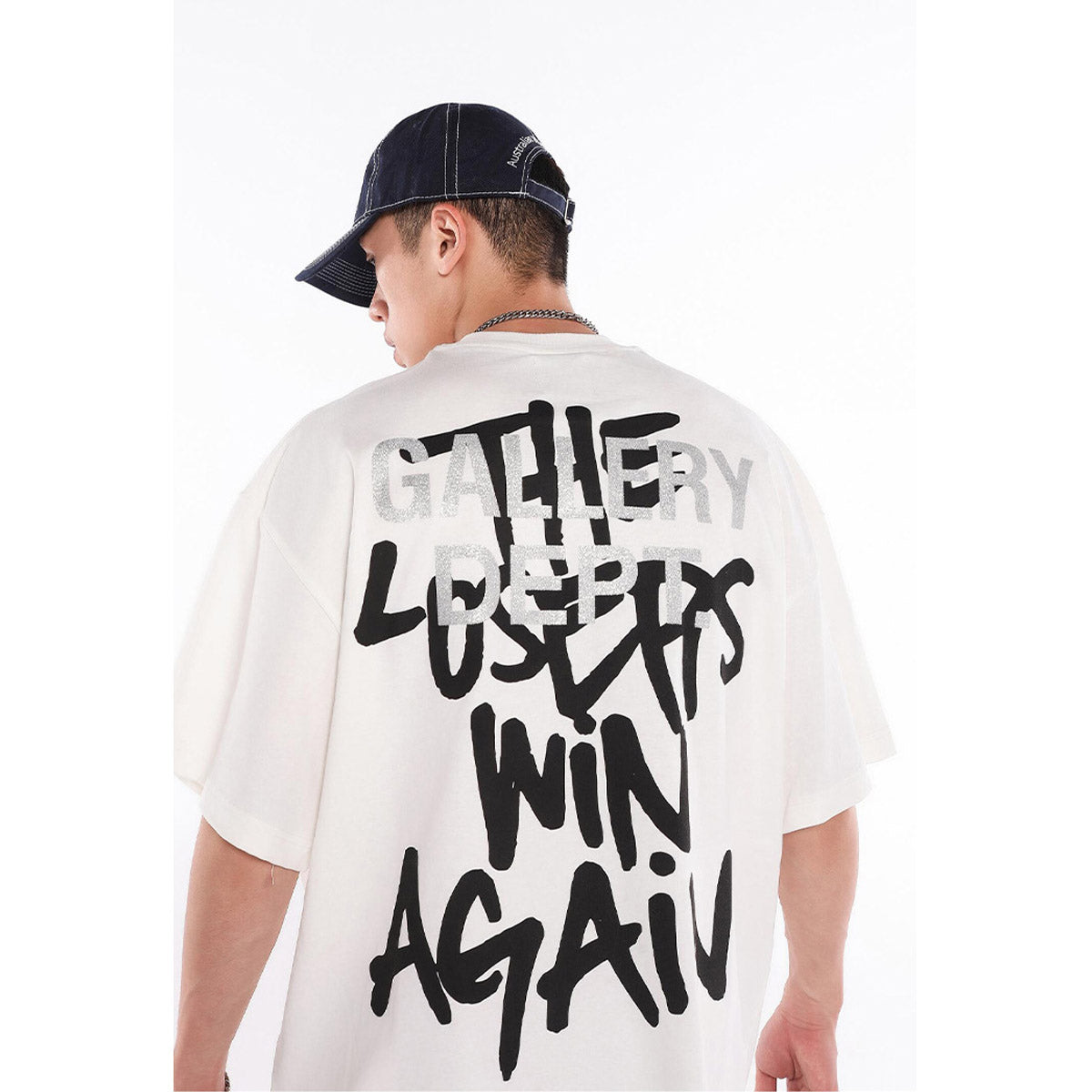 Unisex T-Shirts GALLERY DEPT Bigtooth Fun Printed Loose T-Shirt