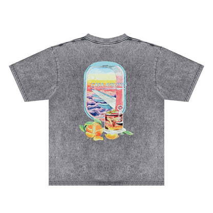Casablanca Distressed T-Shirt