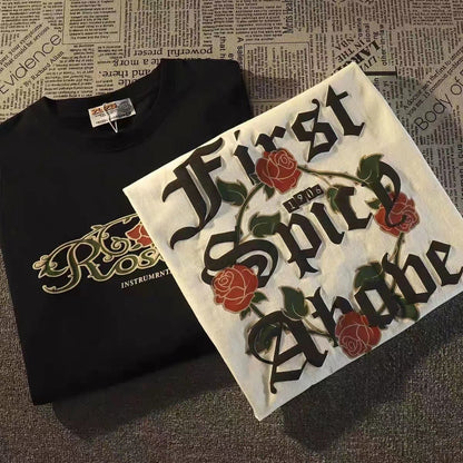 Anti Social Club T Shirt Retro Short Sleeve T-shirt Men's Summer Loose