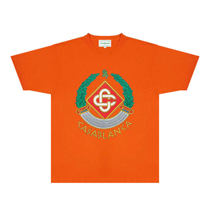 Casablanca T Shirts Fashion Print Street