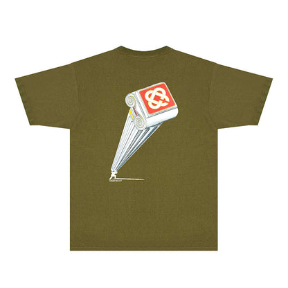 Casablanca T Shirts Fashion Print Street