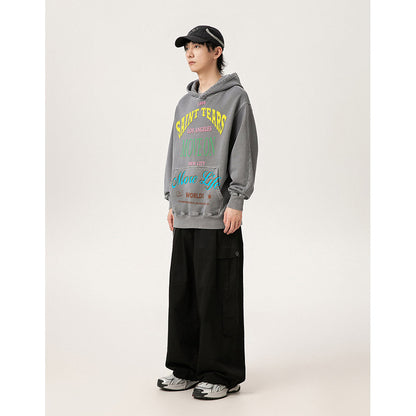 Unisex Hoodies Saint Michael Old Loose Hoodie