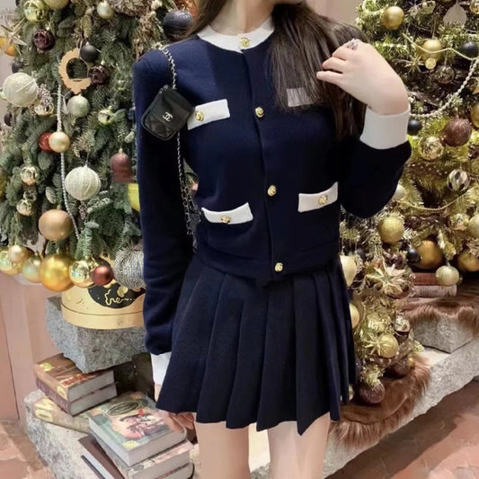 Women Knitted Cardigan Vintage Knitted Cardigan Jacket Autumn Sweater