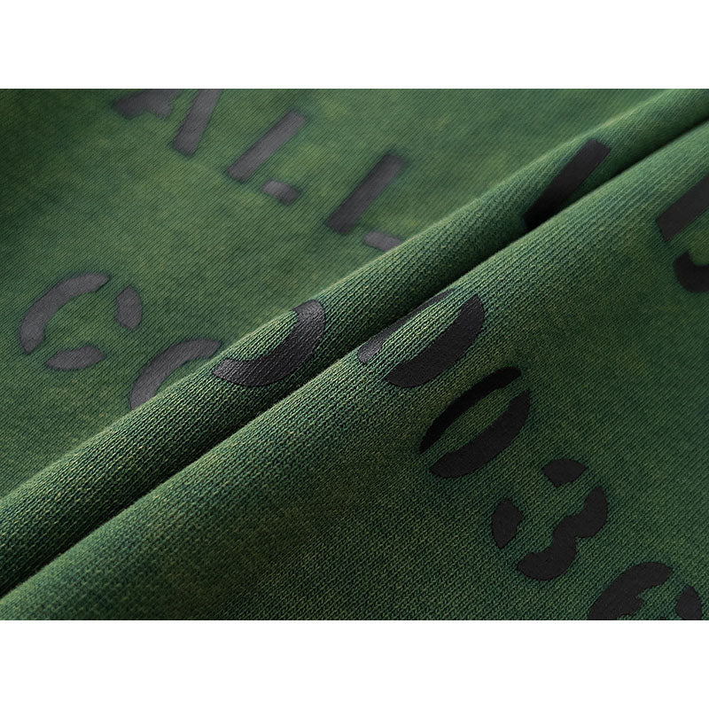 Gallery Dept Hoodie Hand Painted Graffiti Washed Hooded Sweater