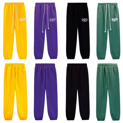 Denim Tears Outfit:Hoodie/Sweatpants (Separate Purchase Options) Kapok Letter Hooded Sweater Trousers Sports Suit