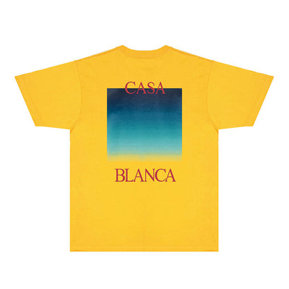 Casablanca T Shirts Fashion Print Street